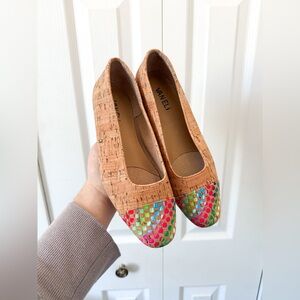 vintage Vaneli cork flats